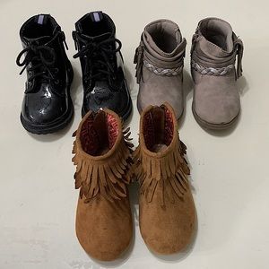 Lot of three- Toddler boots